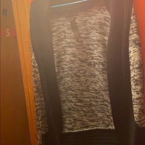 Black and white cardigan